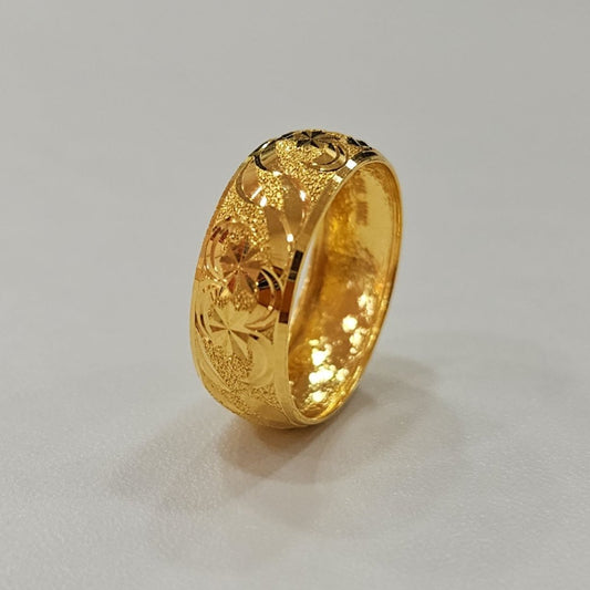 22k / 916 Gold Hollow Design Craving Ring V2 - Best Gold Shop 22k gold 22k gold ring 916 gold Rings