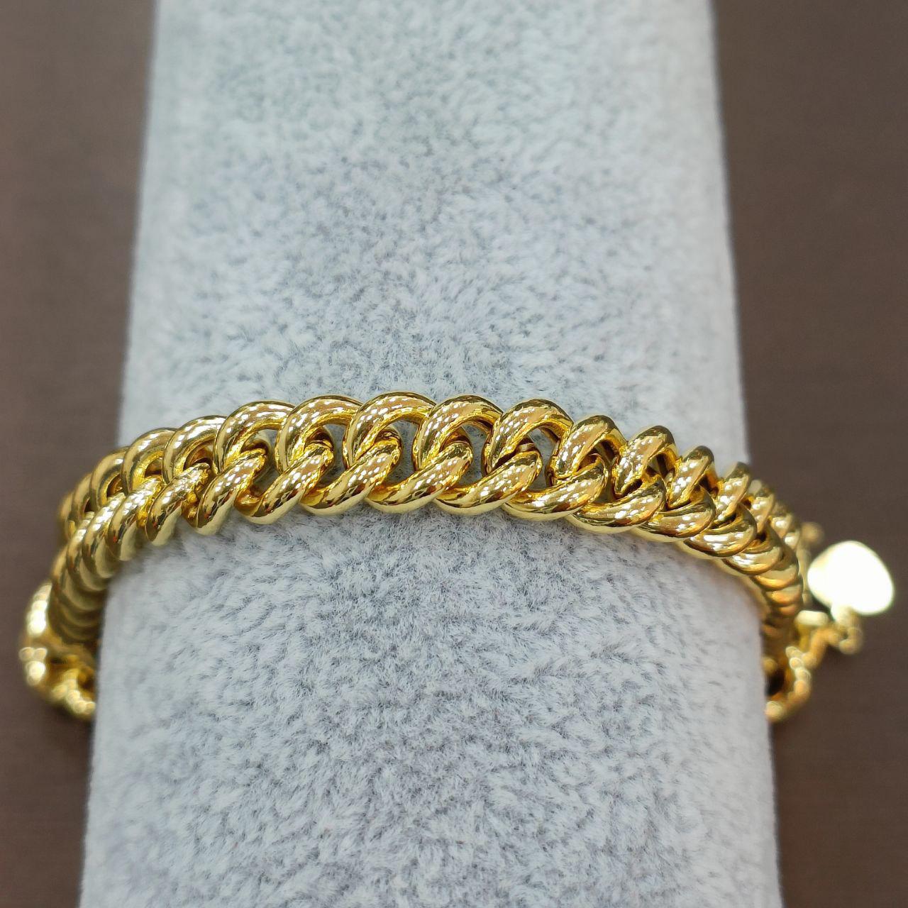 22k / 916 gold hollow Fish bone Bracelet by Best Gold Shop-Bracelets-Best Gold Shop