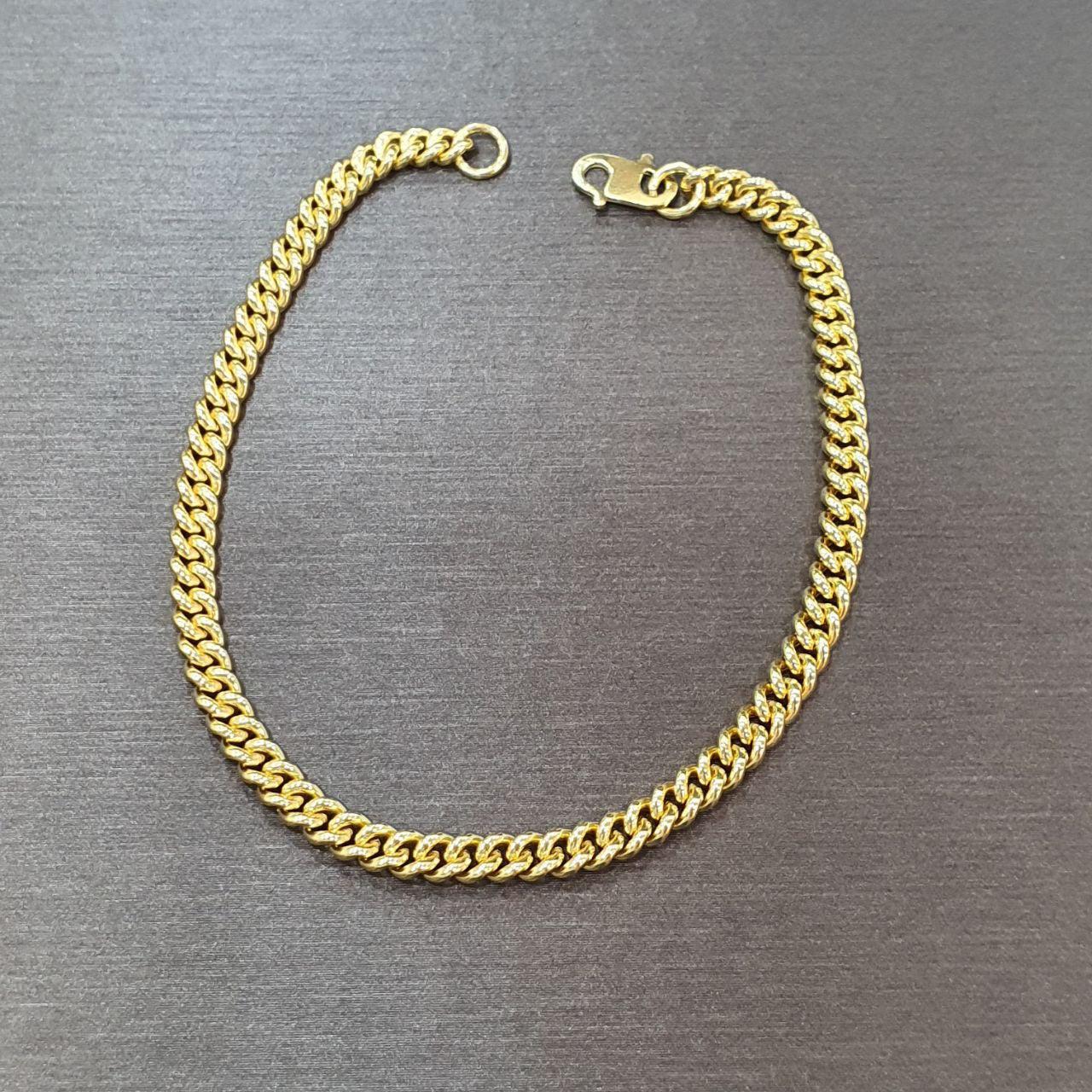 22k / 916 gold hollow Fish bone Bracelet by Best Gold Shop-Bracelets-Best Gold Shop