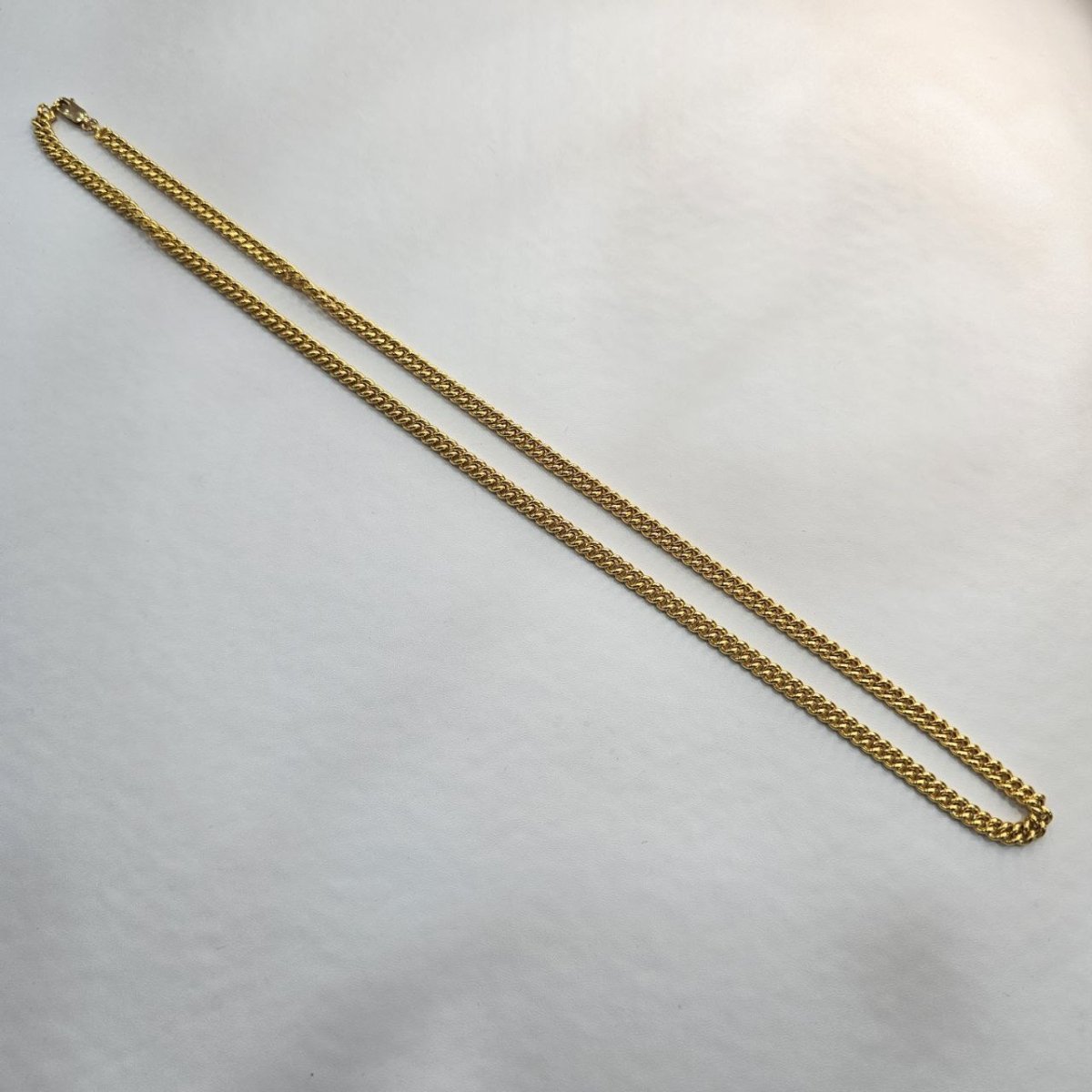 22k / 916 Gold Hollow Fish Bone Chain by Best Gold Shop - Best Gold Shop 22k gold 22k gold chain 22k gold necklace Necklaces