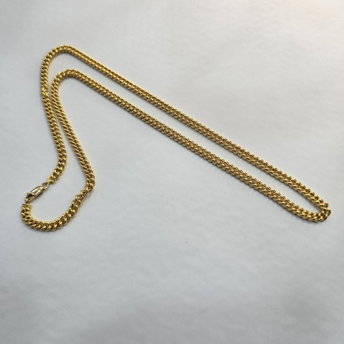 22k / 916 Gold Hollow Fish Bone Chain by Best Gold Shop - Best Gold Shop 22k gold 22k gold chain 22k gold necklace Necklaces