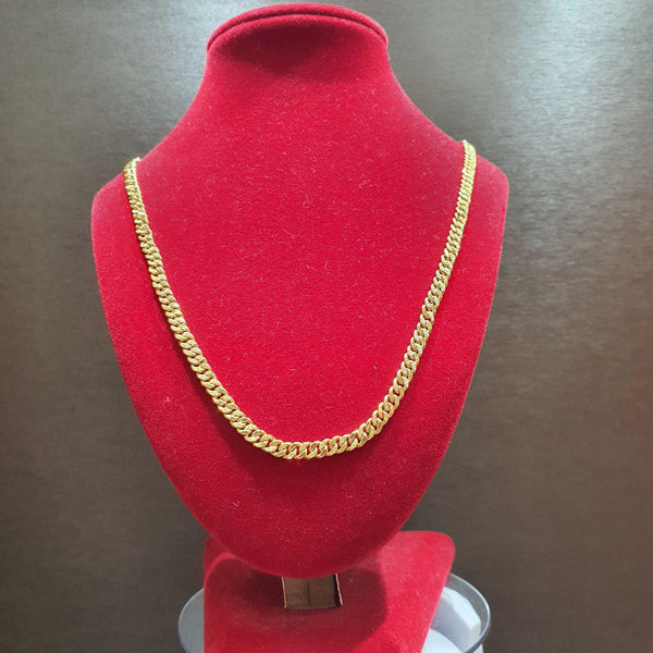 22K / 916 Gold Hollow Milo Necklace-Necklaces-Best Gold Shop