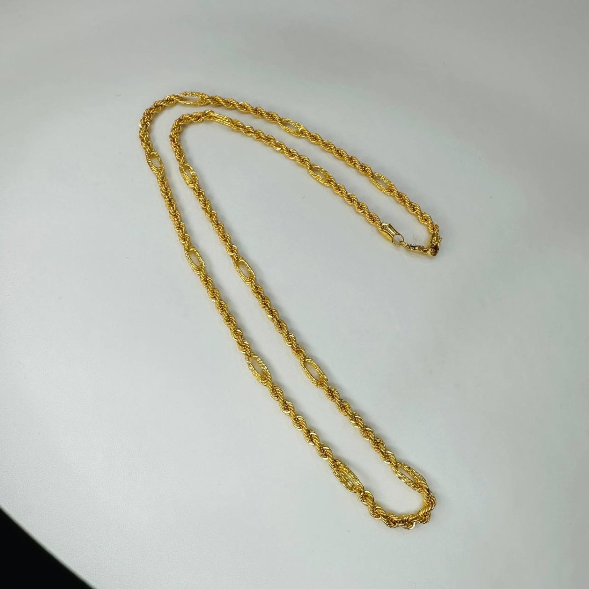 22k / 916 Gold Hollow Nexus Rope Chain - Best Gold Shop 22k gold 22k gold chain 22k gold necklace Necklaces