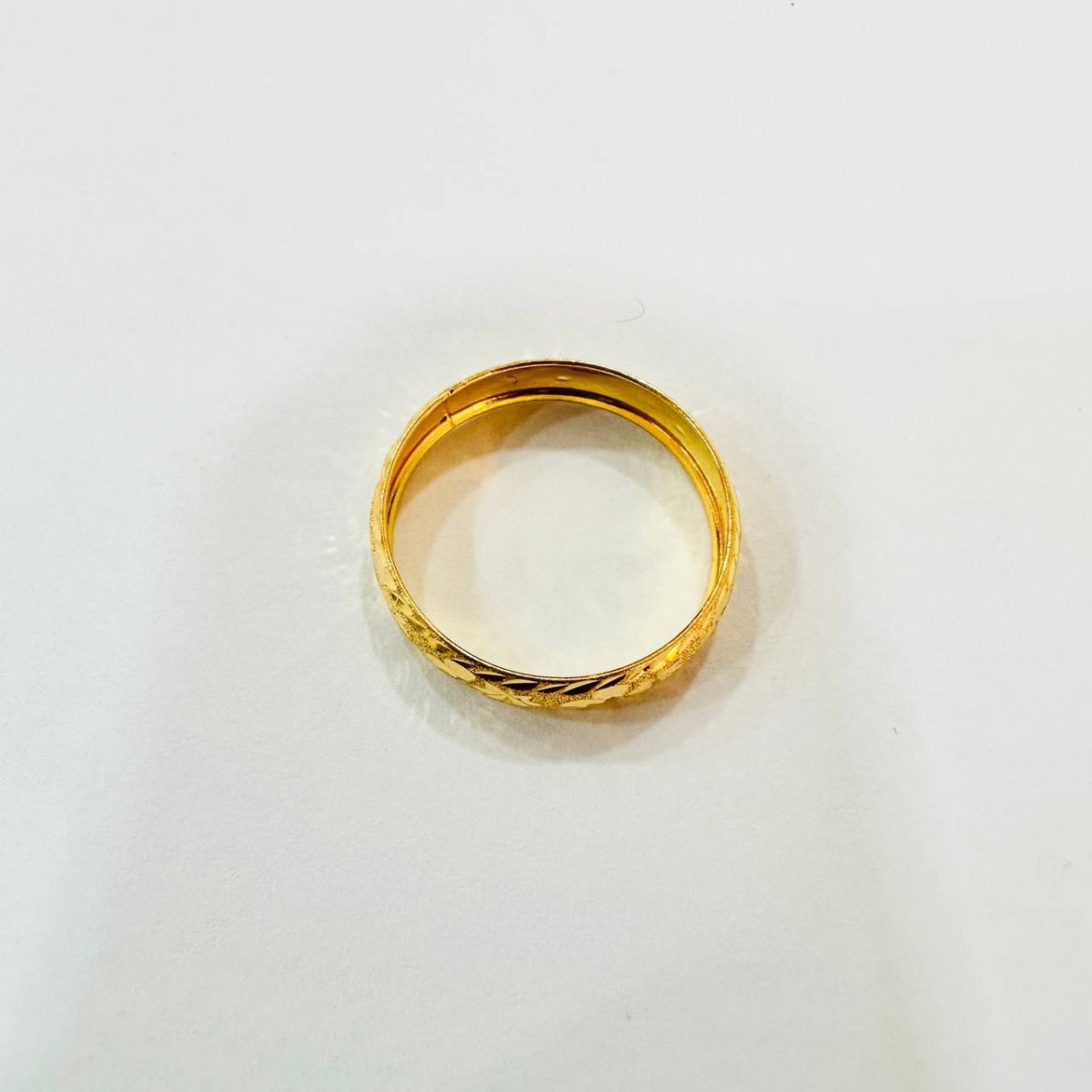 22k / 916 Gold Hollow Ring Design V4 - Best Gold Shop 22k gold 22k gold ring 916 gold 916 gold