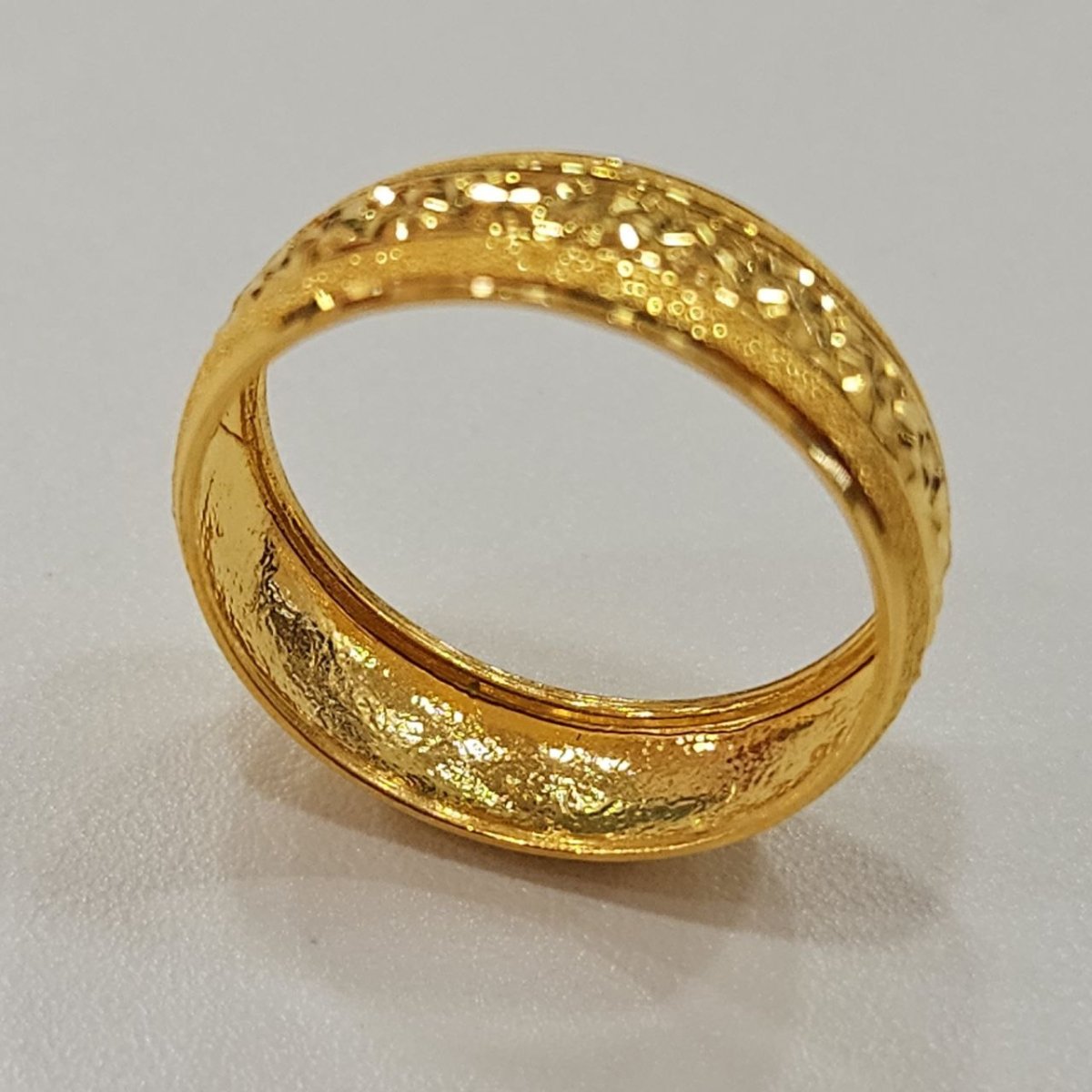22k / 916 Gold Hollow Ring V7 by Best Gold Shop - Best Gold Shop 22k gold 22k gold ring 916 gold Rings