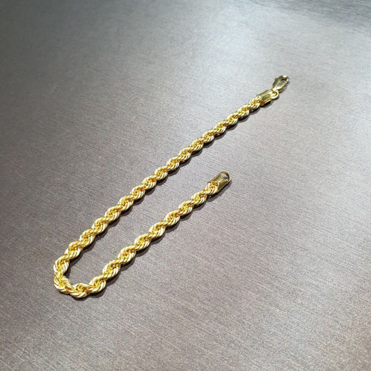 22k / 916 gold hollow rope bracelet - Best Gold Shop 22k gold 22k gold bracelet 916 gold 916 gold