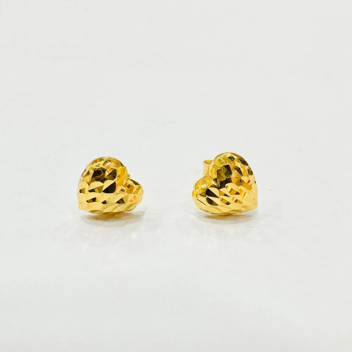 22k / 916 Gold Hollow stud earring - Best Gold Shop 22k gold 22k gold earring 916 gold Earrings