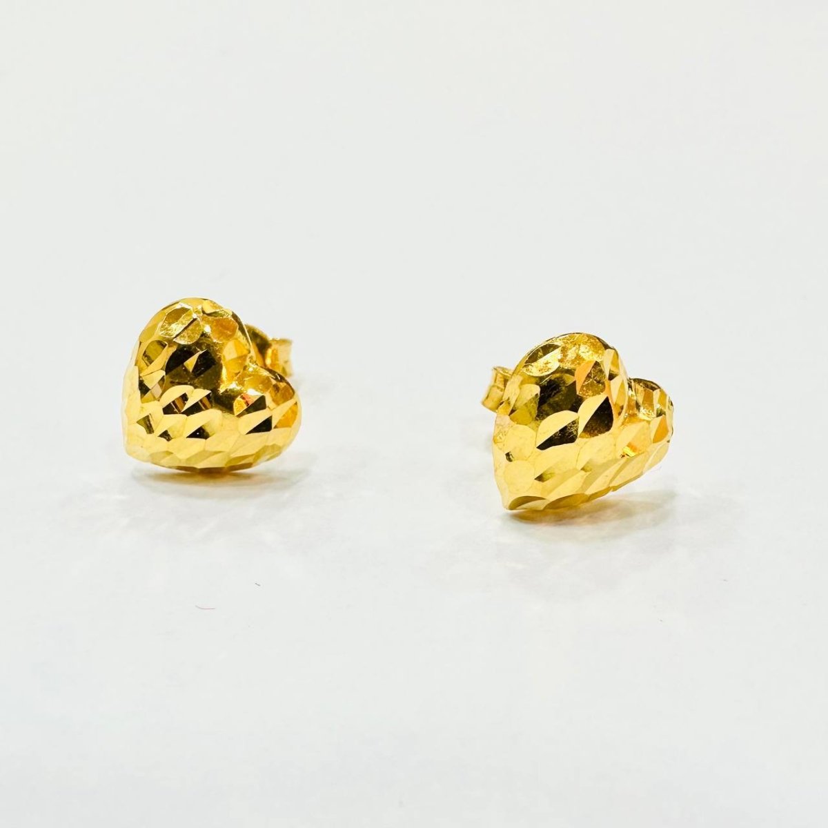 22k / 916 Gold Hollow stud earring - Best Gold Shop 22k gold 22k gold earring 916 gold Earrings