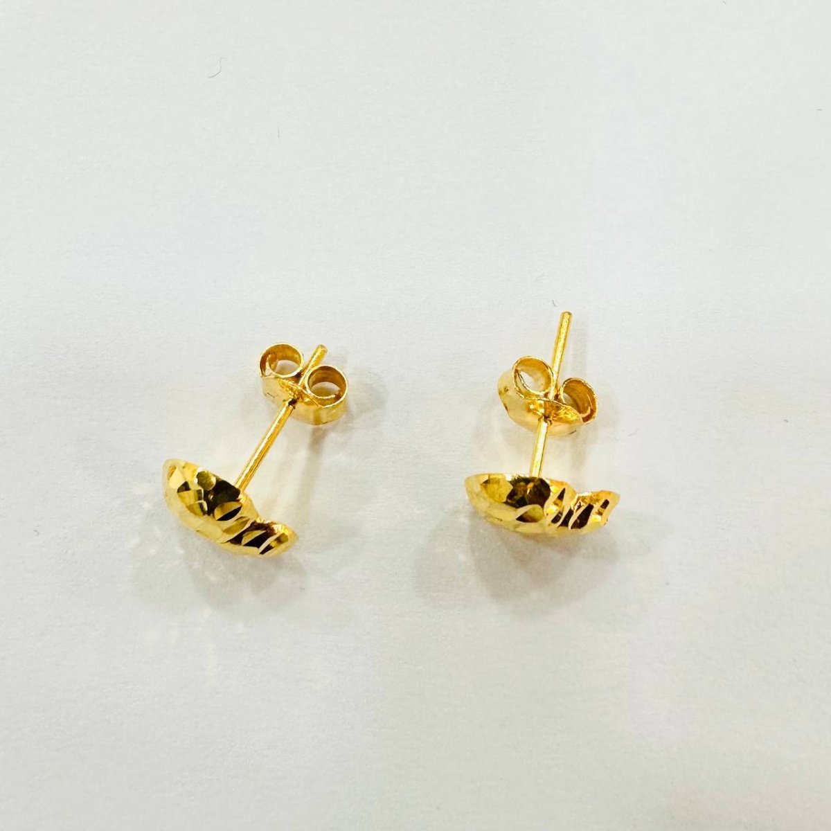 22k / 916 Gold Hollow stud earring - Best Gold Shop 22k gold 22k gold earring 916 gold Earrings