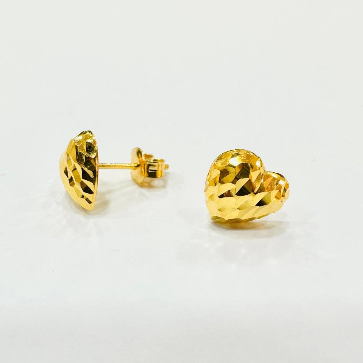 22k / 916 Gold Hollow stud earring - Best Gold Shop 22k gold 22k gold earring 916 gold Earrings