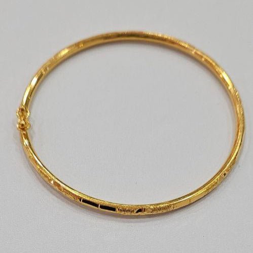 22k / 916 Gold Hollow Tube Design Bangle by Best Gold Shop - Best Gold Shop 22k gold 22k gold bangle 916 gold Bracelets