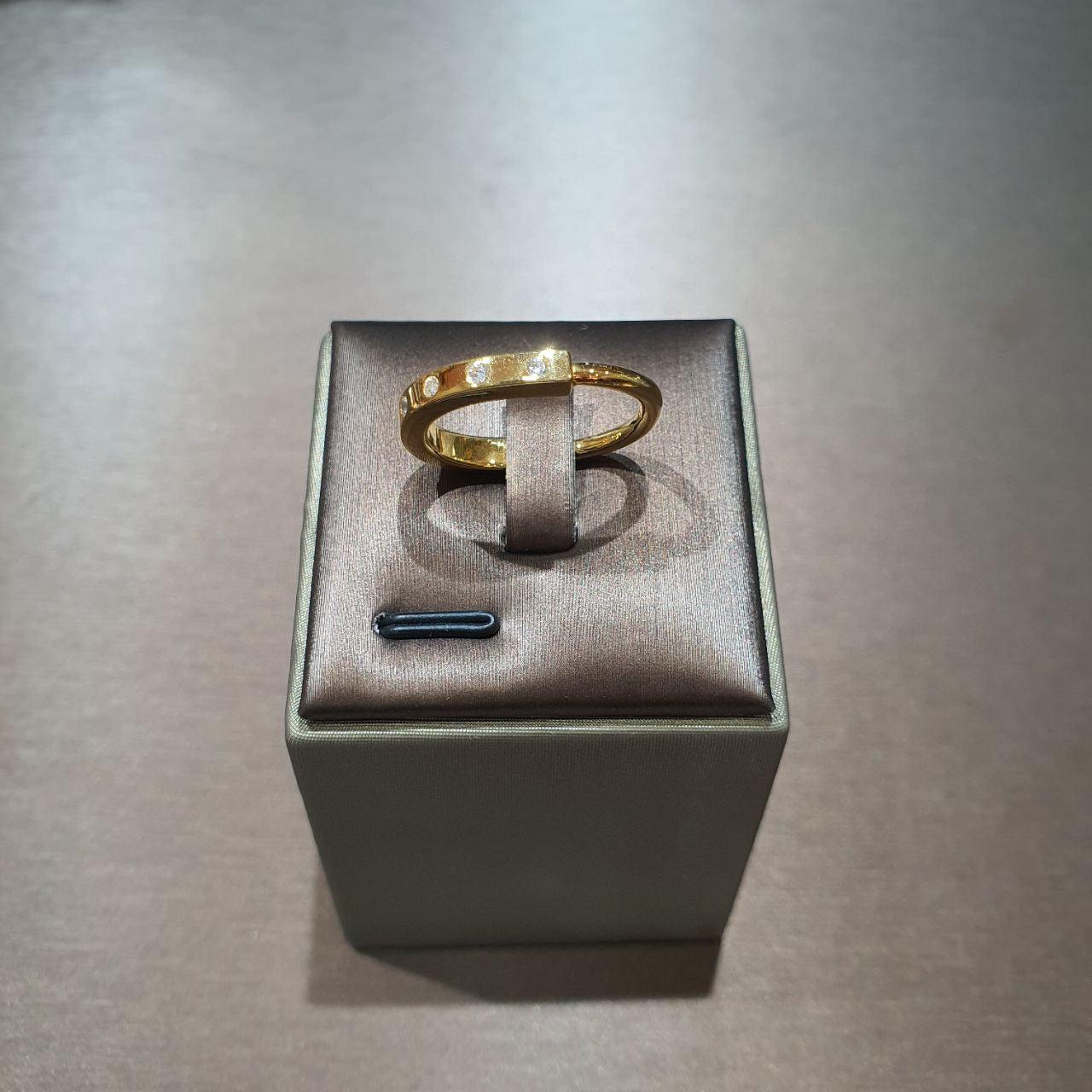22K / 916 Gold Hollow U lock Ring, Different Design-Rings-Best Gold Shop