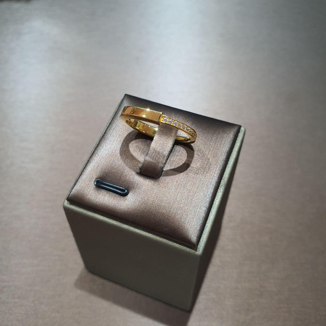 22K / 916 Gold Hollow U lock Ring, Different Design-Rings-Best Gold Shop