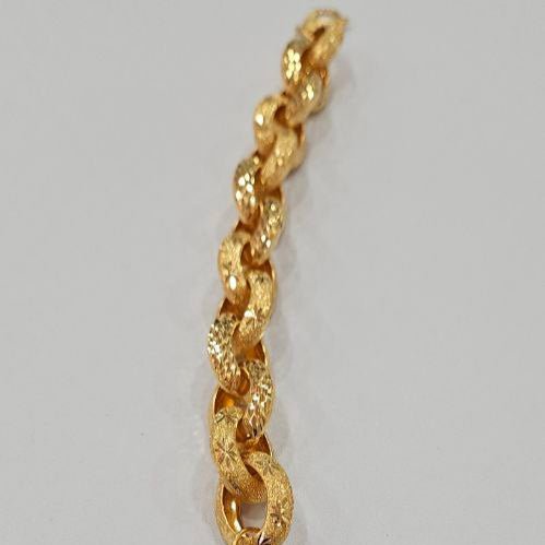 22k / 916 Gold Imperial Chunky Chain Bracelet by Best Gold Shop - Best Gold Shop 22k gold 22k gold bracelet 916 gold Bracelets