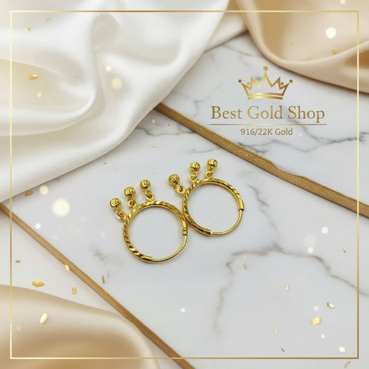 Earrings22k gold22k gold earring916 gold