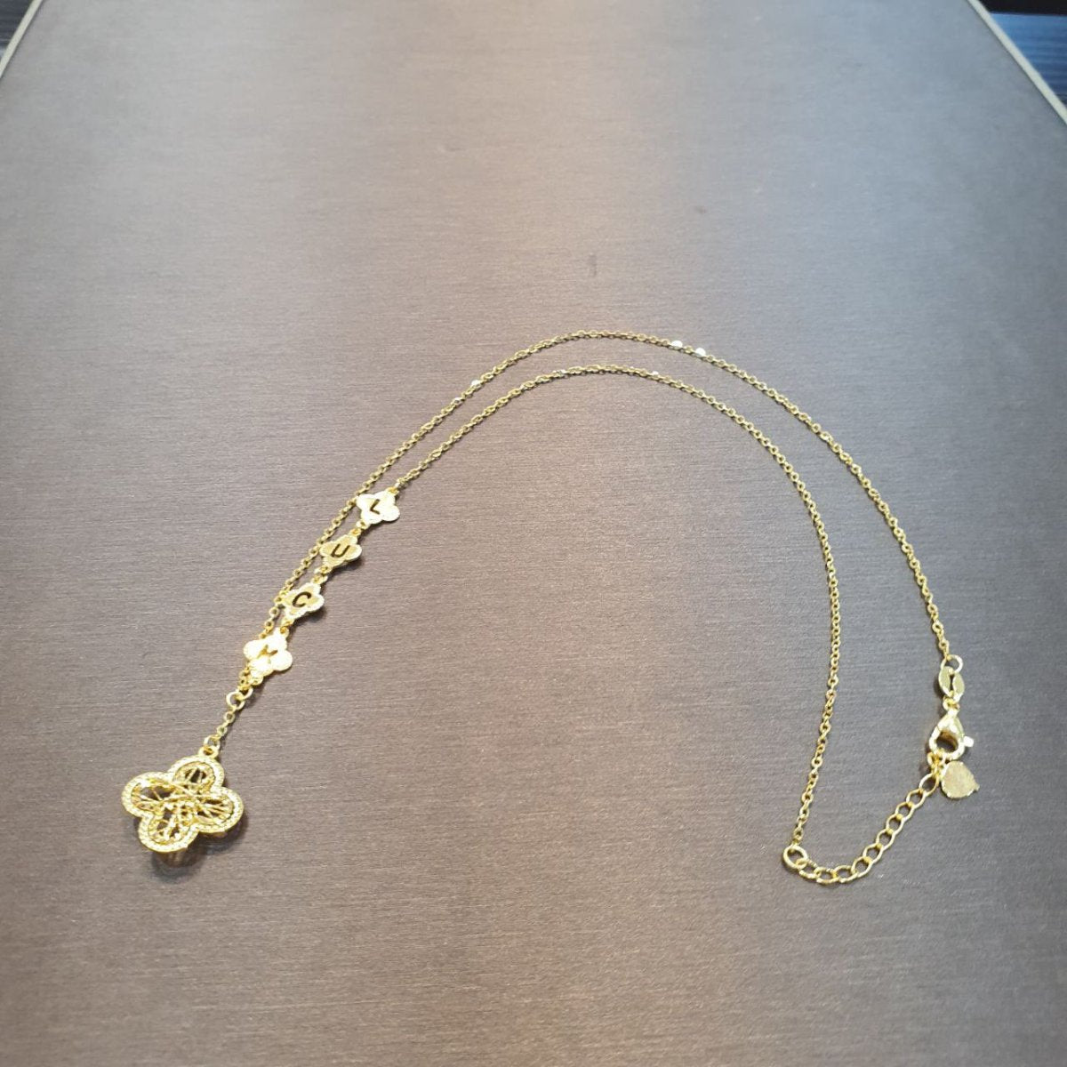 22k / 916 Gold Lucky Clover Pendant Necklace - Best Gold Shop 22k gold 22k gold necklace 916 gold Necklaces