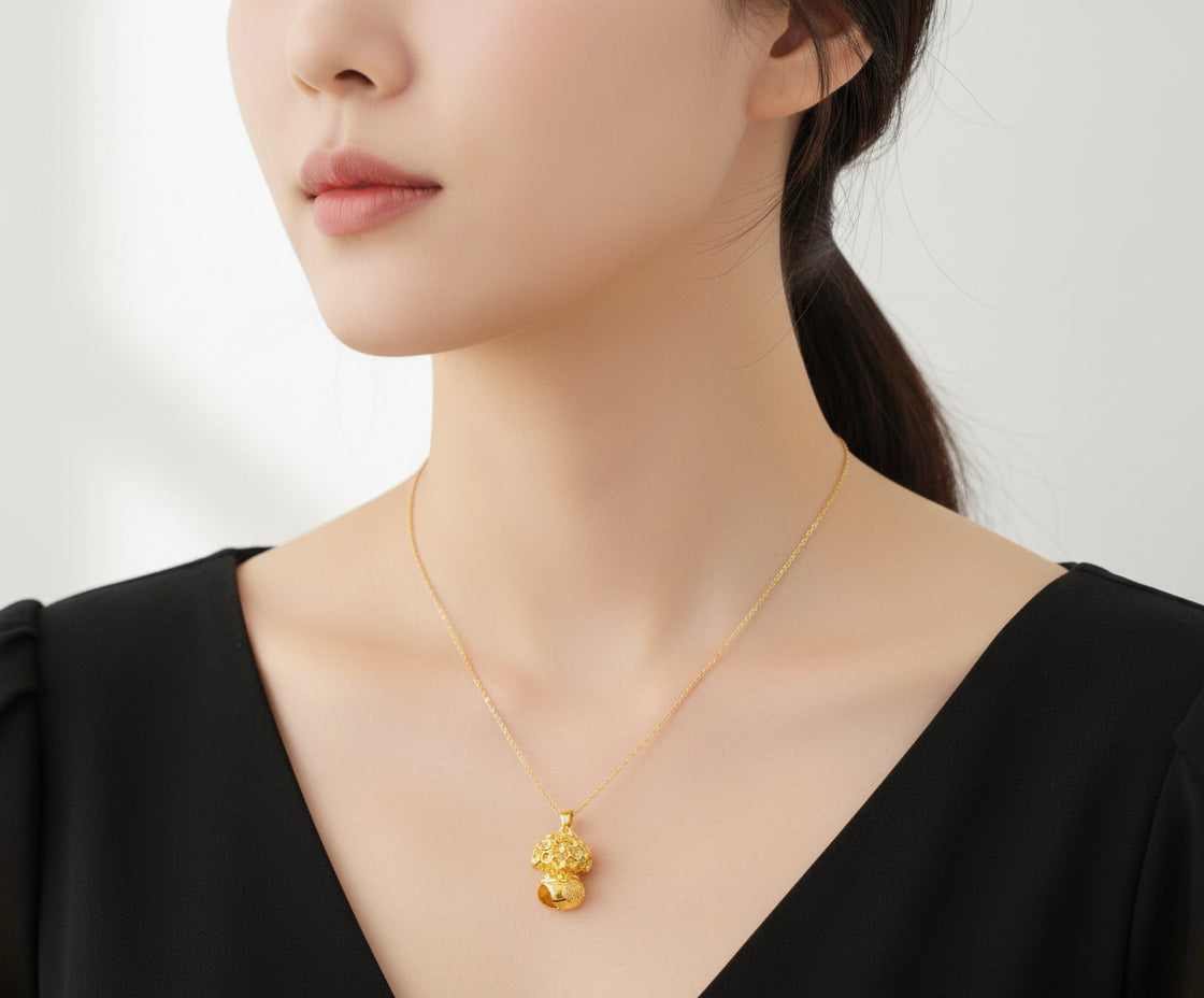 22k / 916 Gold Money Tree Charm Captivating and Winsome - Best Gold Shop 22k gold 22k Gold Charms 916 gold Charms & Pendants