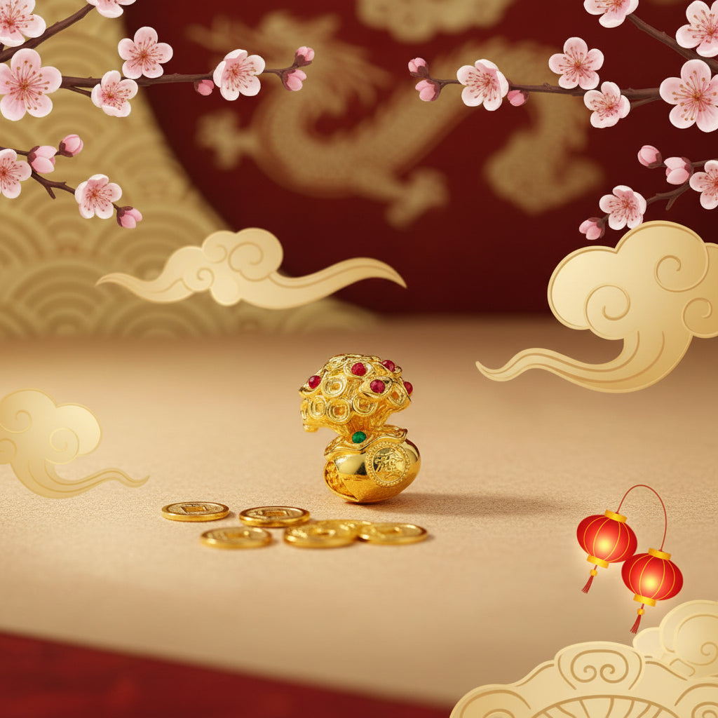 22k / 916 Gold Money Tree Charm Captivating and Winsome - Best Gold Shop 22k gold 22k Gold Charms 916 gold Charms & Pendants