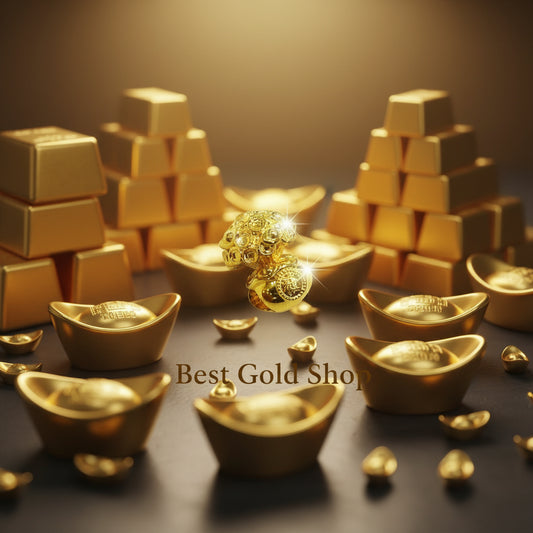 22k / 916 Gold Money Tree Charm Captivating and Winsome - 22k gold 22k Gold Charms 916 gold Charms & Pendants