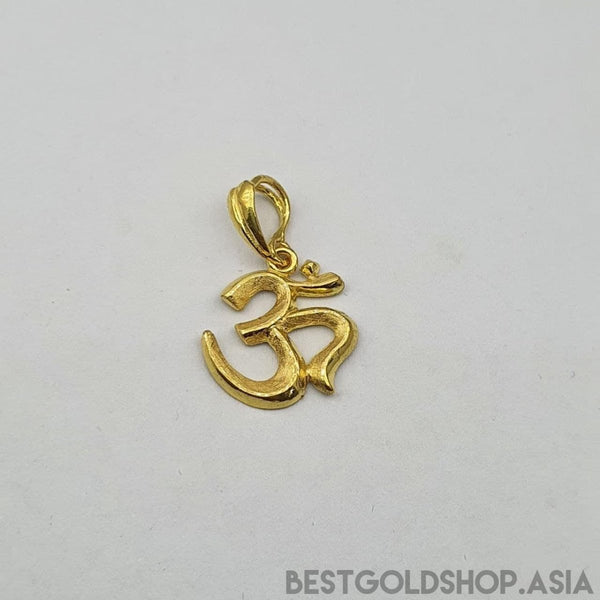 22k / 916 Gold Om Pendant - Best Gold Shop 22k gold 22k gold pendant 916 gold 916 gold