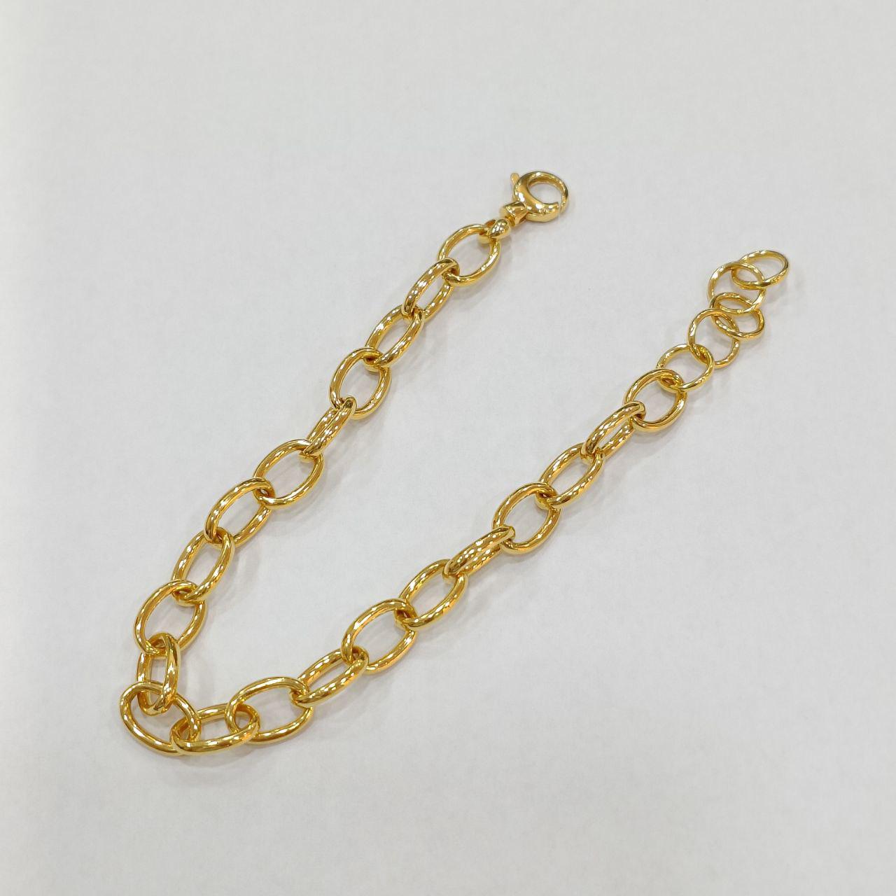 22k / 916 Gold Oval Ring Bracelet Designer-916 gold-Best Gold Shop