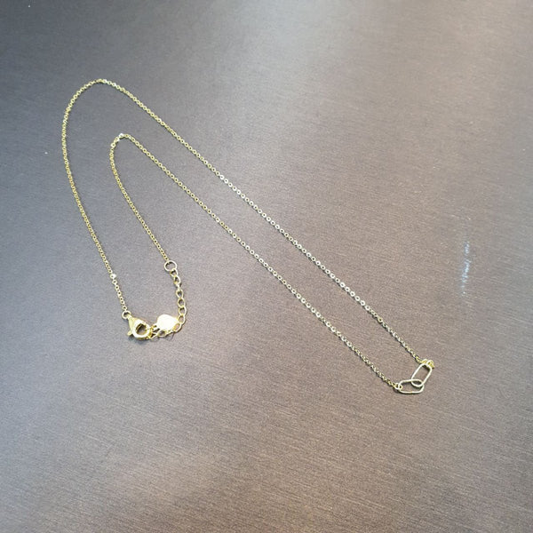 22k / 916 Gold paper clip necklace - Best Gold Shop 22k gold 22k gold necklace 916 gold Necklaces