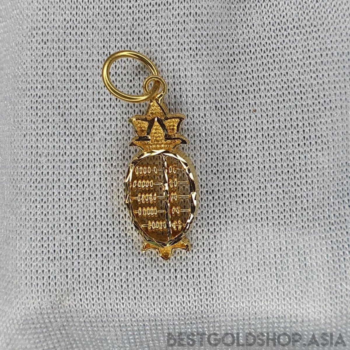 22k / 916 Gold pineapple abacus pendant - Best Gold Shop 22k gold 22k gold pendant 916 gold 916 gold