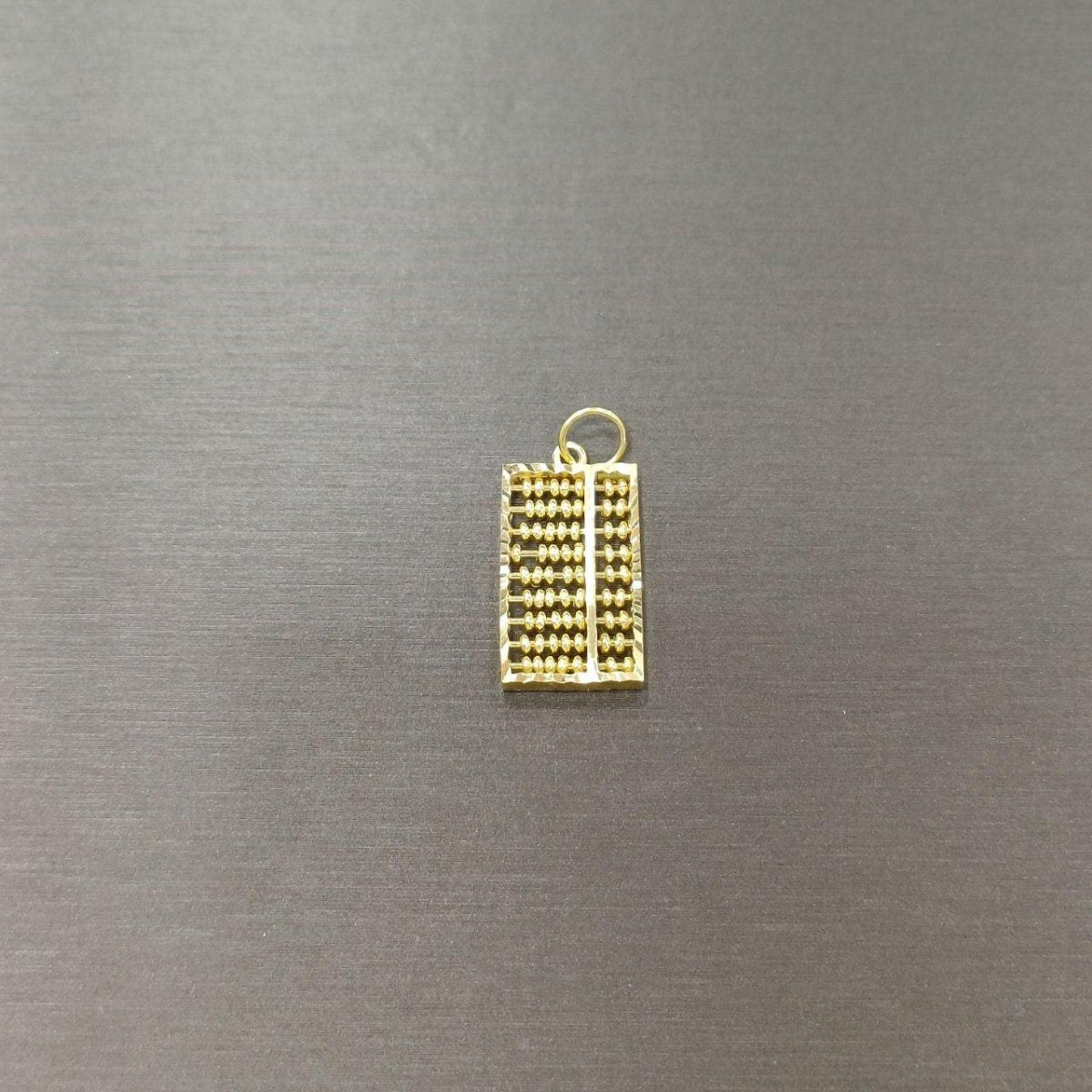 22k / 916 Gold Rectangle abacus pendant - Best Gold Shop 22k gold 22k Gold Charms 22k gold pendant Charms & Pendants