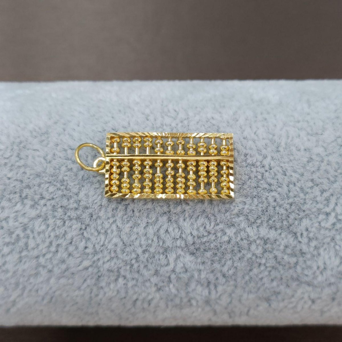 22k / 916 Gold Rectangle abacus pendant - Best Gold Shop 22k gold 22k Gold Charms 22k gold pendant Charms & Pendants