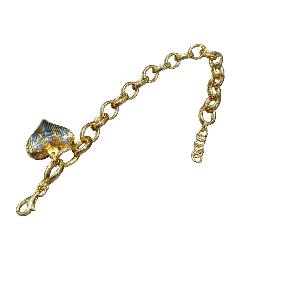 22k / 916 Gold Ring Bracelet with Heart Pendant by Best Gold ShopBraceletsBest Gold Shop