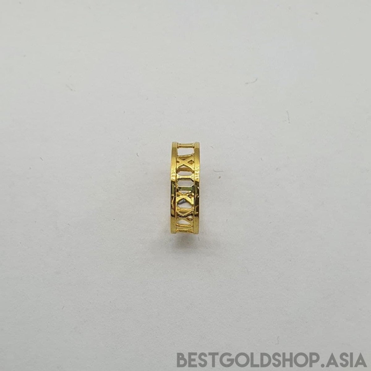 22k / 916 Gold Roman Number Ring - Best Gold Shop 22k gold 22k gold ring 916 gold 916 gold