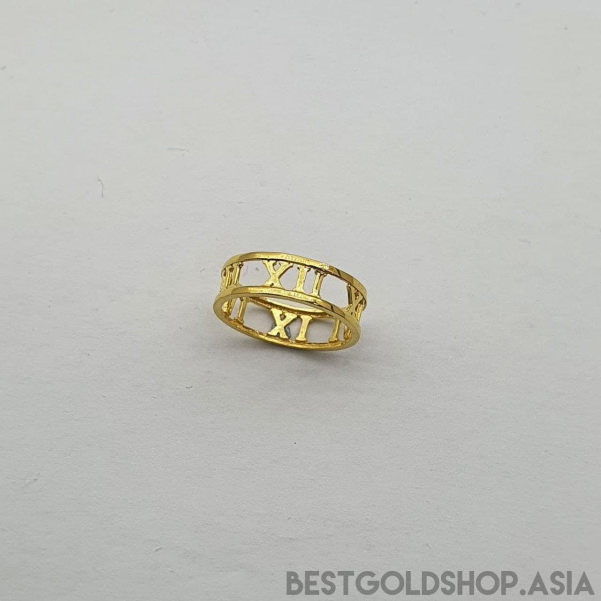 22k / 916 Gold Roman Number Ring - Best Gold Shop 22k gold 22k gold ring 916 gold 916 gold