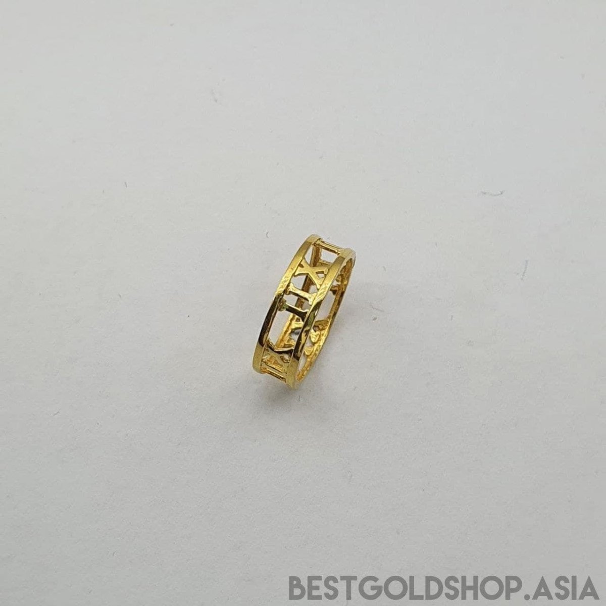 22k / 916 Gold Roman Number Ring - Best Gold Shop 22k gold 22k gold ring 916 gold 916 gold