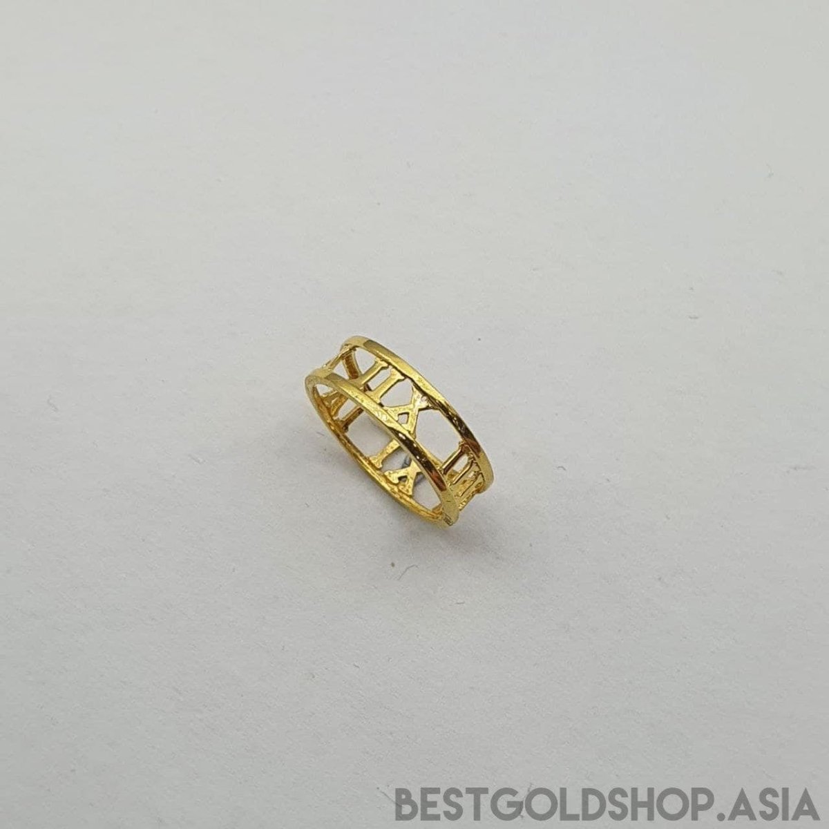 22k / 916 Gold Roman Number Ring - Best Gold Shop 22k gold 22k gold ring 916 gold 916 gold