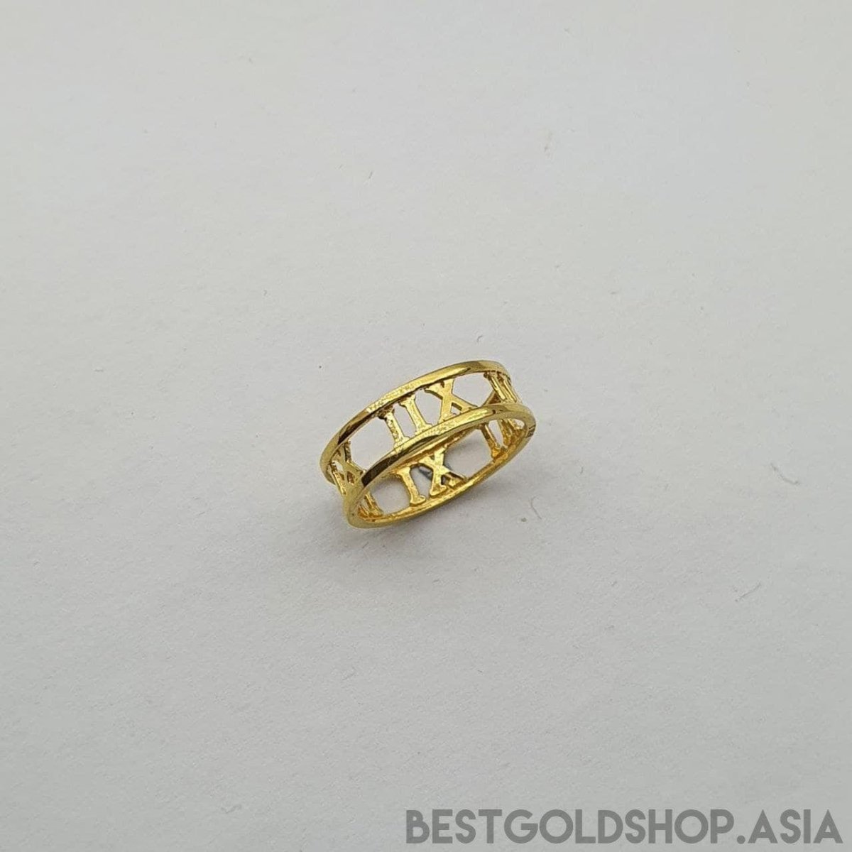 22k / 916 Gold Roman Number Ring - Best Gold Shop 22k gold 22k gold ring 916 gold 916 gold