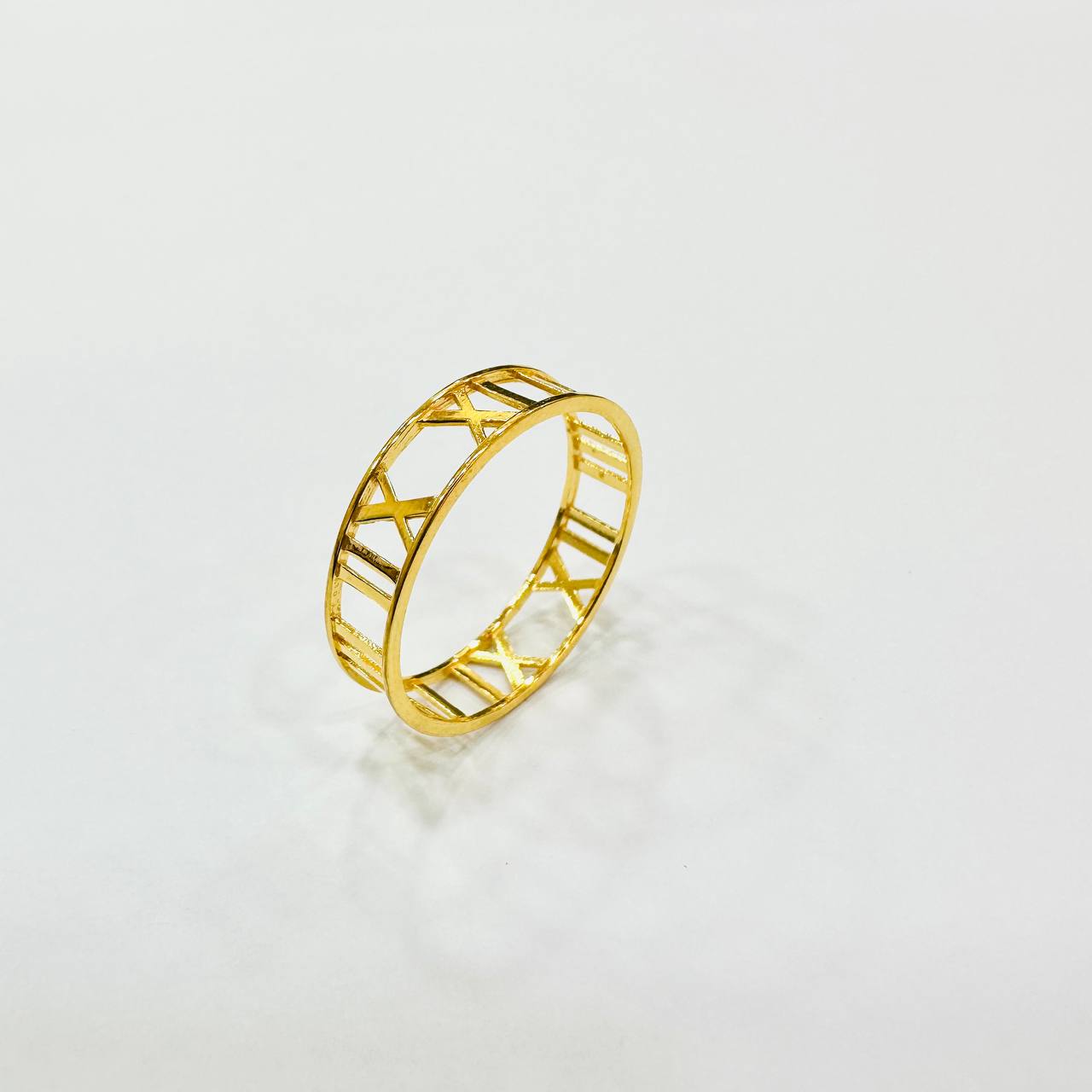 22k / 916 Gold Roman Ring Light Weight-916 gold-Best Gold Shop