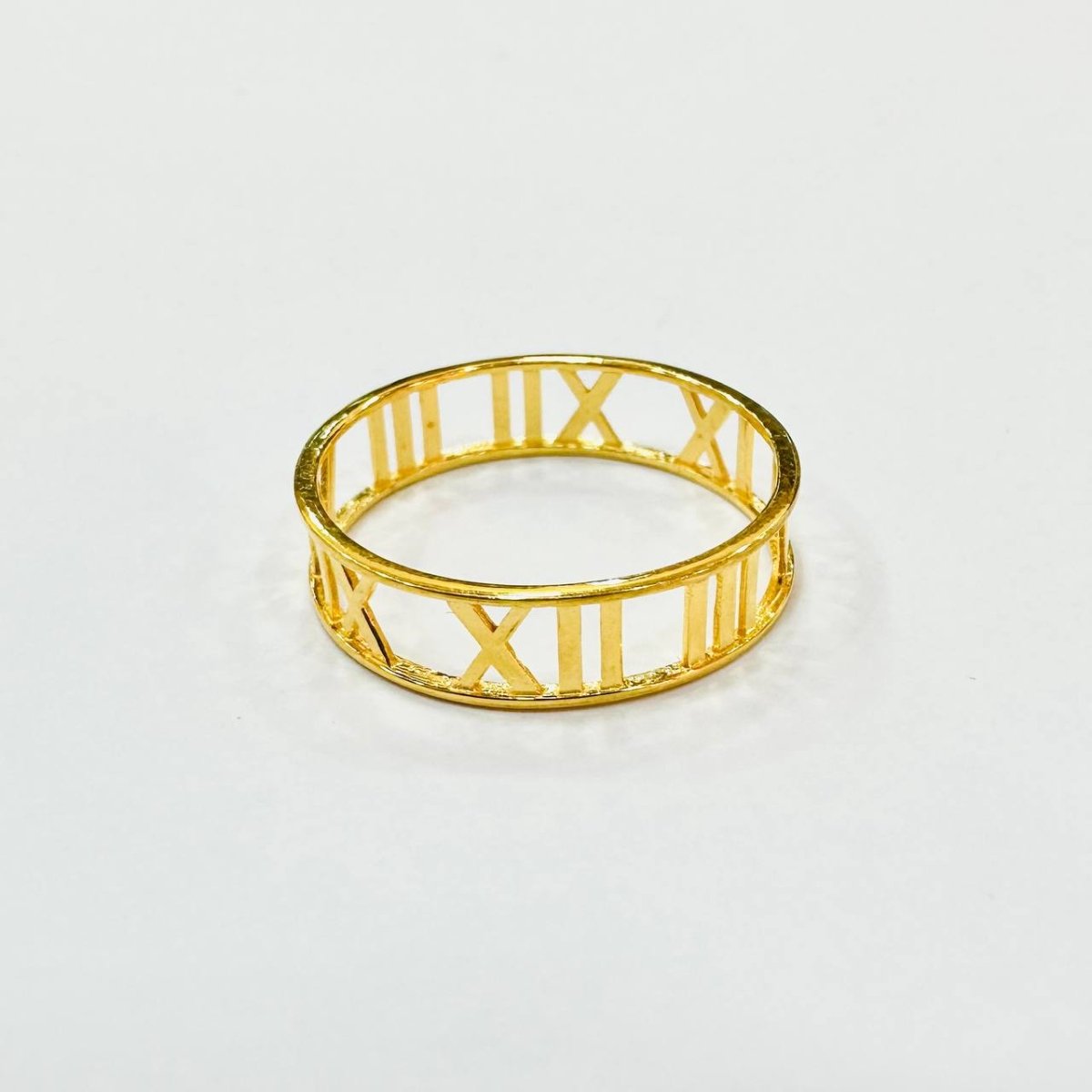 22k / 916 Gold Roman Ring Light Weight - Best Gold Shop 22k gold 22k gold ring 916 gold 916 gold