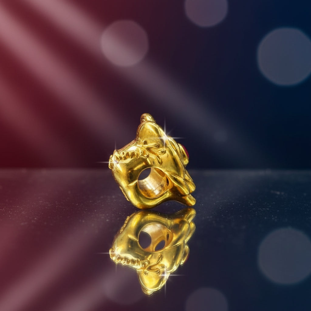 22k / 916 Gold Rose Grandiose Charm - Best Gold Shop 22k gold 22k Gold Charms 916 gold Charms & Pendants