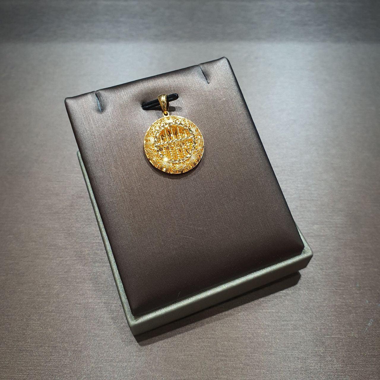 22k / 916 Gold Round Abacus pendant-Charms & Pendants-Best Gold Shop