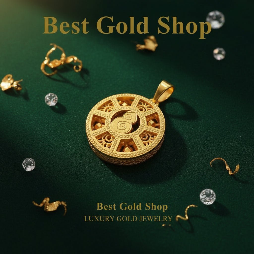 22k / 916 Gold Round Abacus Pendant - 22k gold 22k gold pendant 916 gold Charms & Pendants