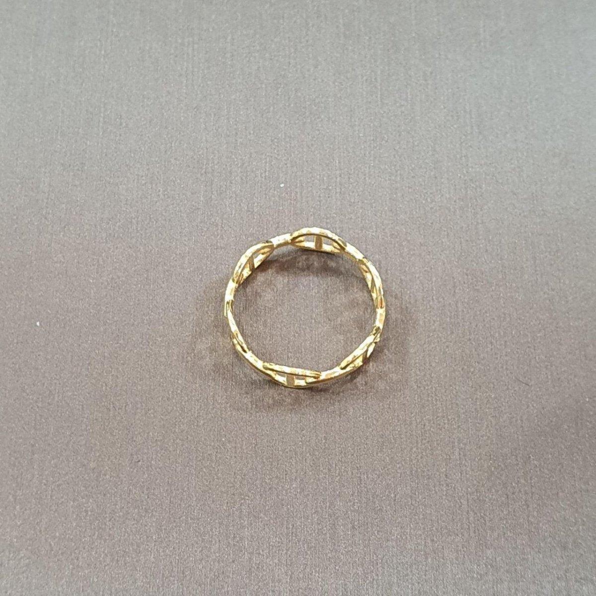 22k / 916 Gold Round H Ring - Best Gold Shop 22k gold 22k gold ring 916 gold 916 gold