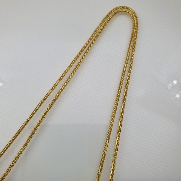 22k / 916 Gold Round Rope necklace - Best Gold Shop 22k gold 22k gold necklace 916 gold Necklaces