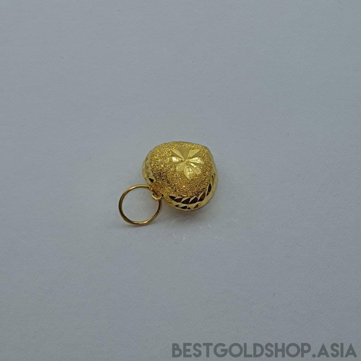 22k / 916 gold sandy heart Large Pendant - Best Gold Shop 22k gold 22k gold pendant 916 gold 916 gold