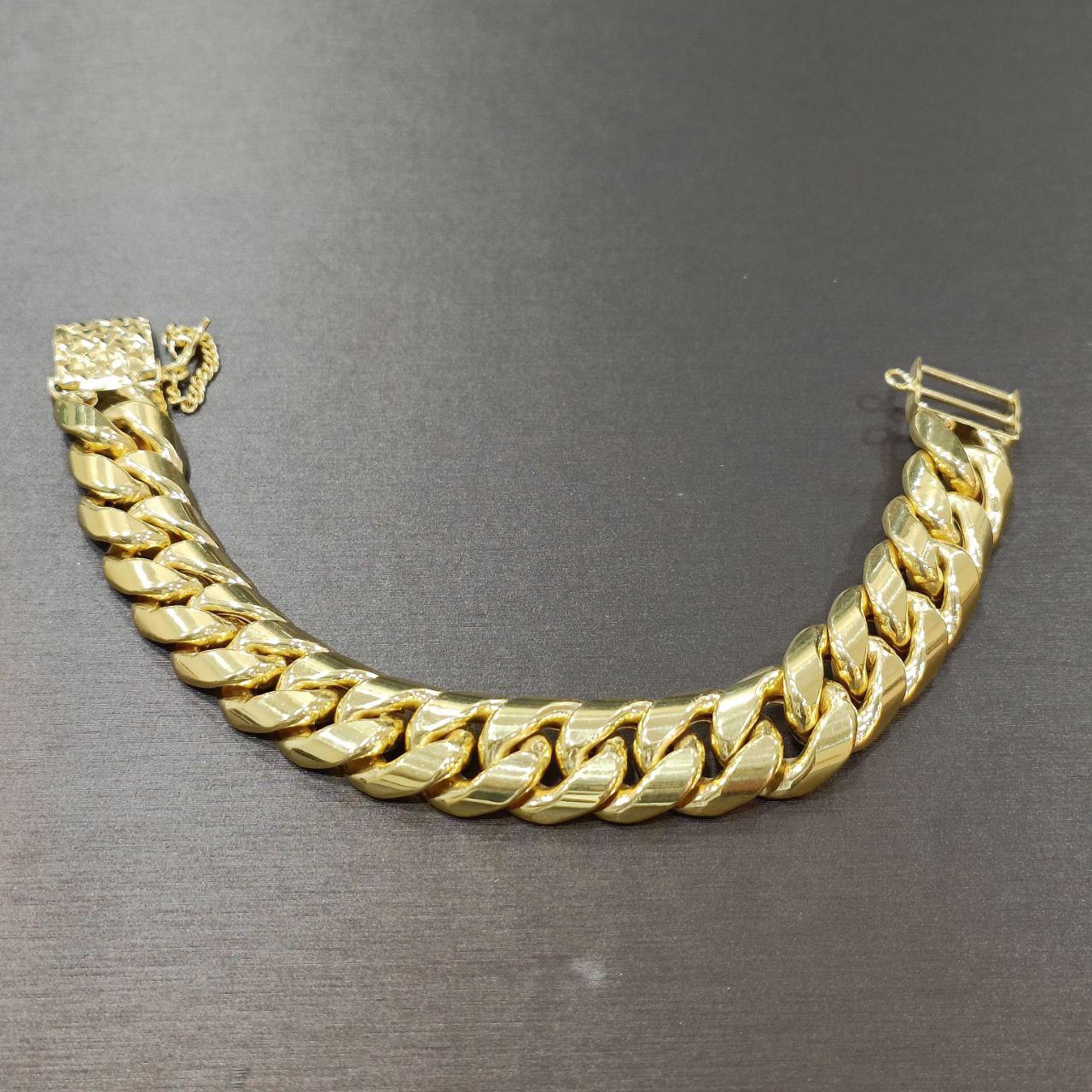 22k / 916 Gold Shiny Unisex Bracelet-916 gold-Best Gold Shop