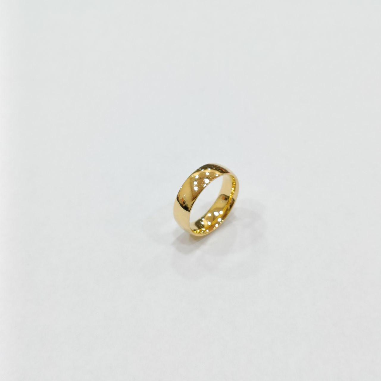 22K / 916 Gold Simple Shiny Design Ring V5-Best Gold Shop