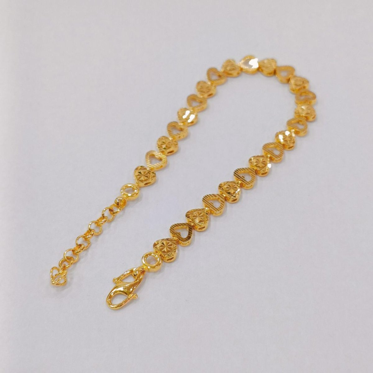 22k / 916 Gold Single Solid Bracelet - Best Gold Shop 22k gold 22k gold bracelet 916 gold 916 gold