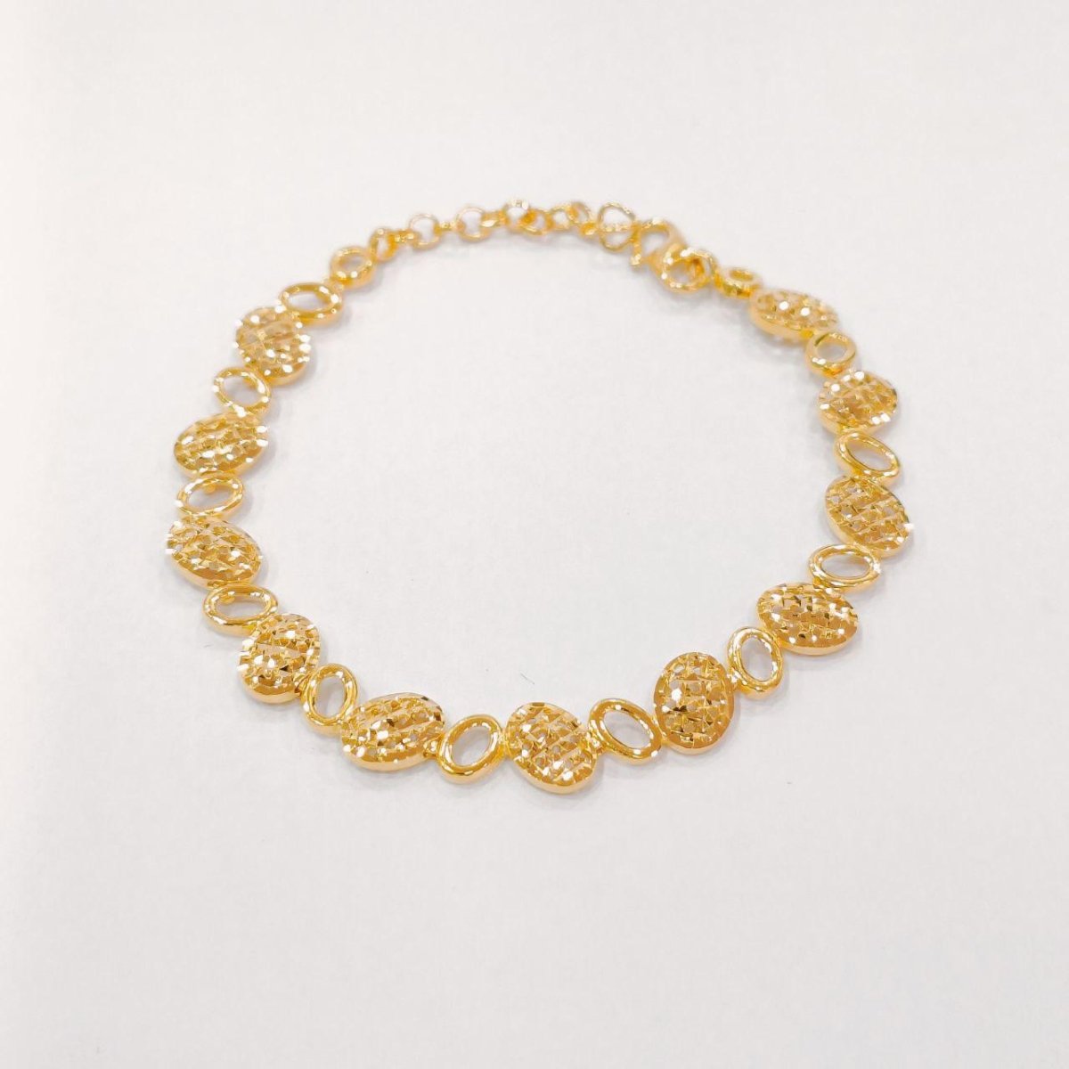 22k / 916 Gold Single Solid Bracelet - Best Gold Shop 22k gold 22k gold bracelet 916 gold 916 gold