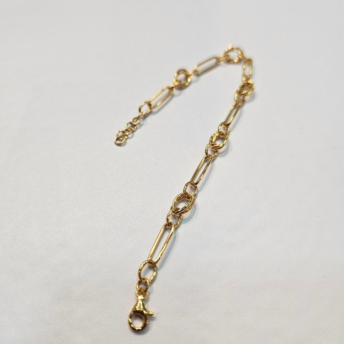 22k / 916 Gold Sleek Paperclip Chain Bracelet - Best Gold Shop 22k gold 22k gold bracelet 916 gold Bracelets