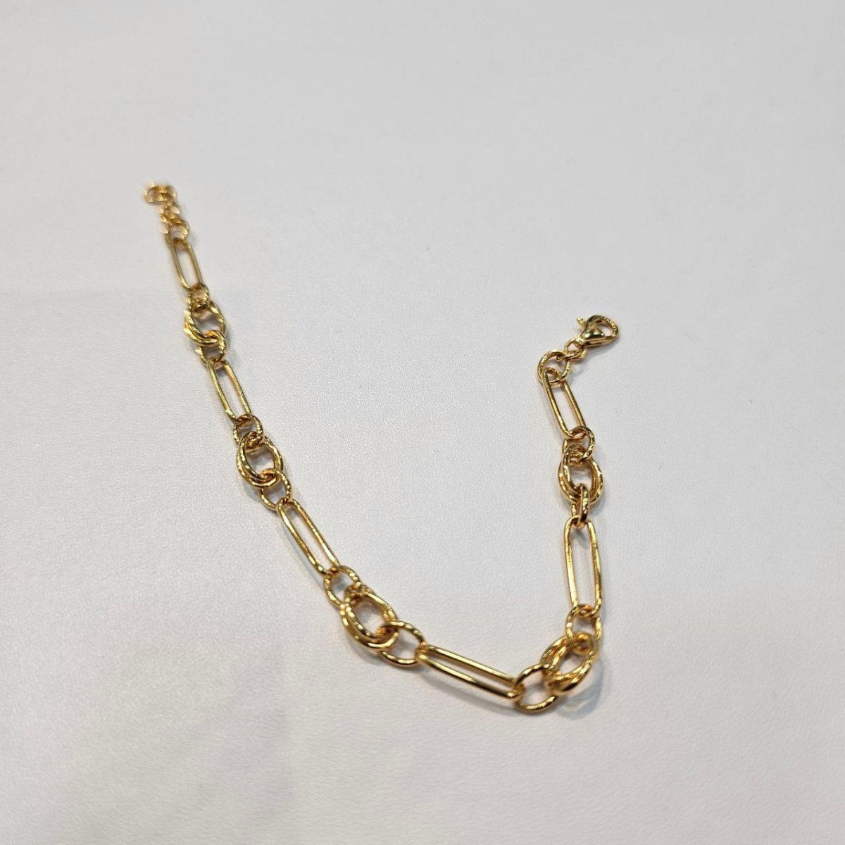 22k / 916 Gold Sleek Paperclip Chain Bracelet - Best Gold Shop 22k gold 22k gold bracelet 916 gold Bracelets