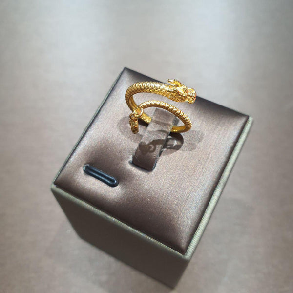 22k / 916 Gold Slim Dragon Ring-Rings-Best Gold Shop